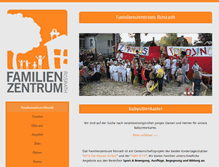 Tablet Screenshot of familienzentrum-roesrath.de